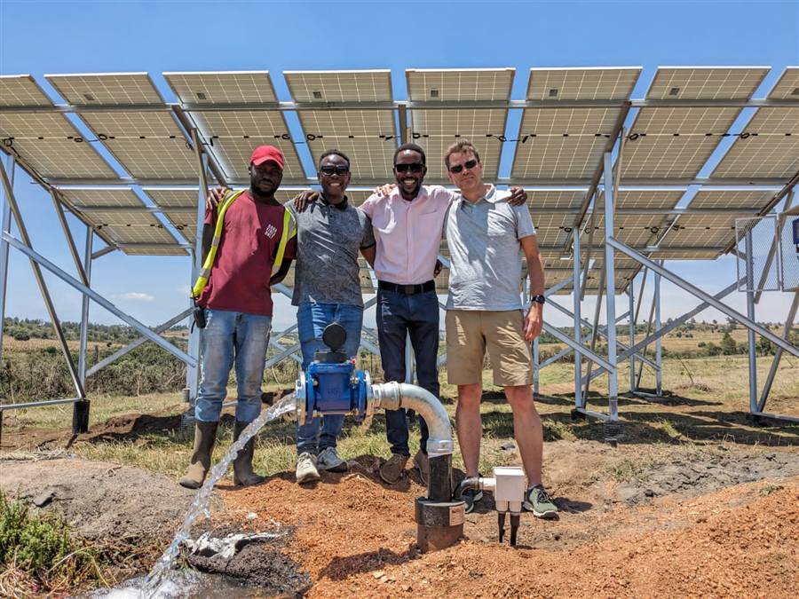 FarmMoja team at Narok farm infrastructure